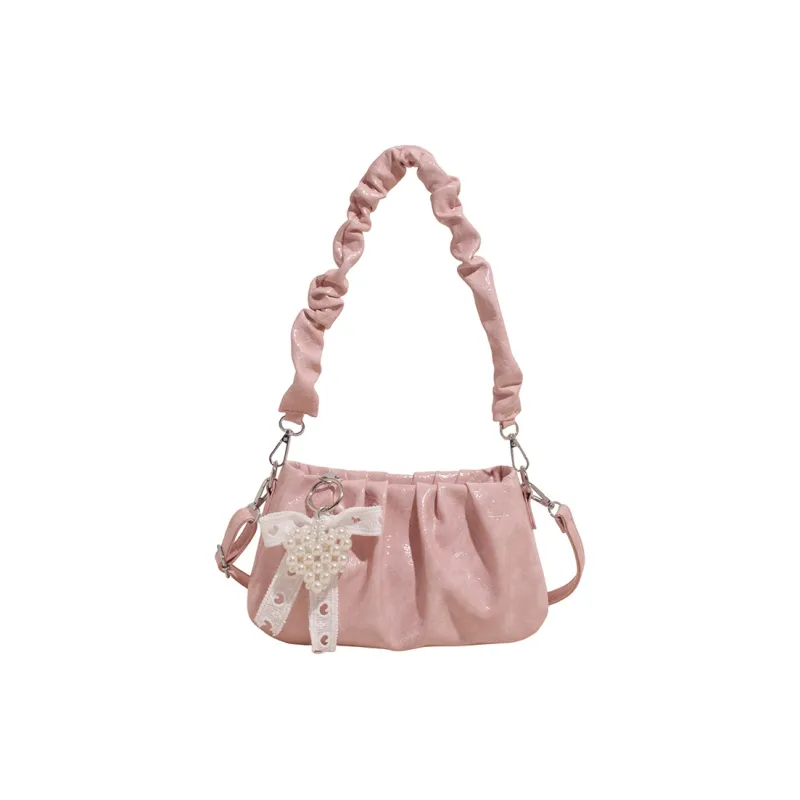 Meow In The Grass PU Handbag, Shoulder Bag Women's White/Silver/Blue/Yellow/Pink/Black-22