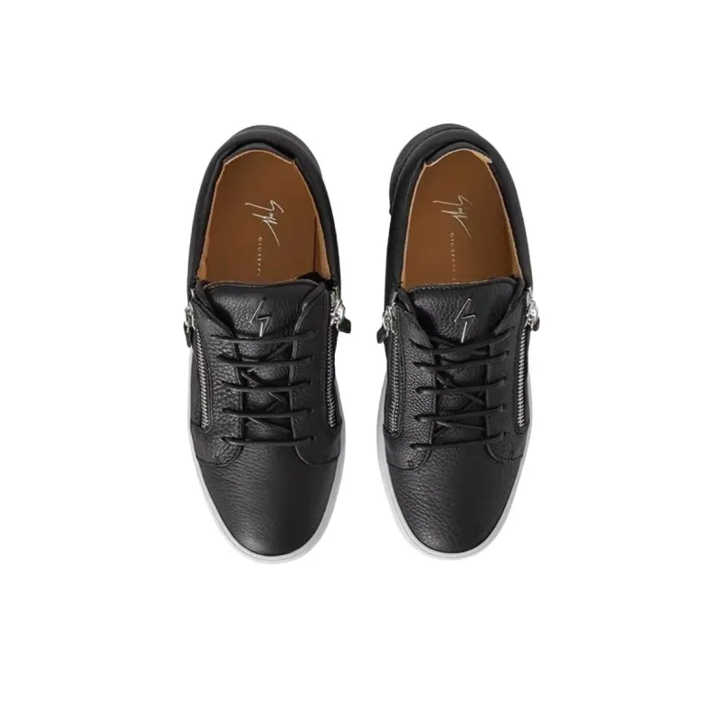 Giuseppe Zanotti/GZ Low Top Skateboard Shoes Men's Black-3