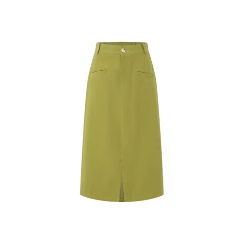 JOY SPEAKER Denim Long Skirt Women's