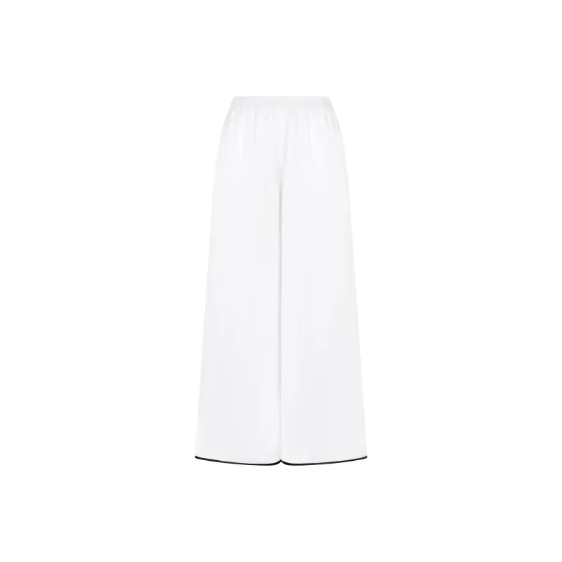 GIORGIO ARMANI Wide leg Silk Trousers-0