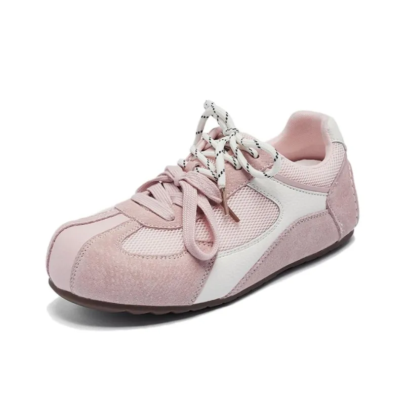 15 MINS Casual Shoes Women's Low Top Greige/Pink-8