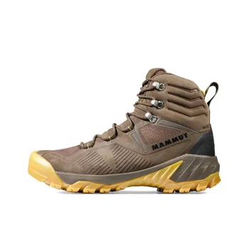 MAMMUT Sapuen Anti Slip Wear Resistant High Top Hiking Shoes Men's Brown