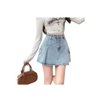 YINLEI Denim Short Skirts Women's