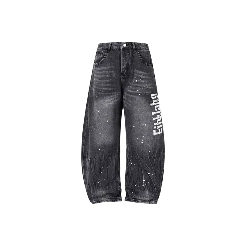 HKRXEC Jeans Men Smoke Gray-0