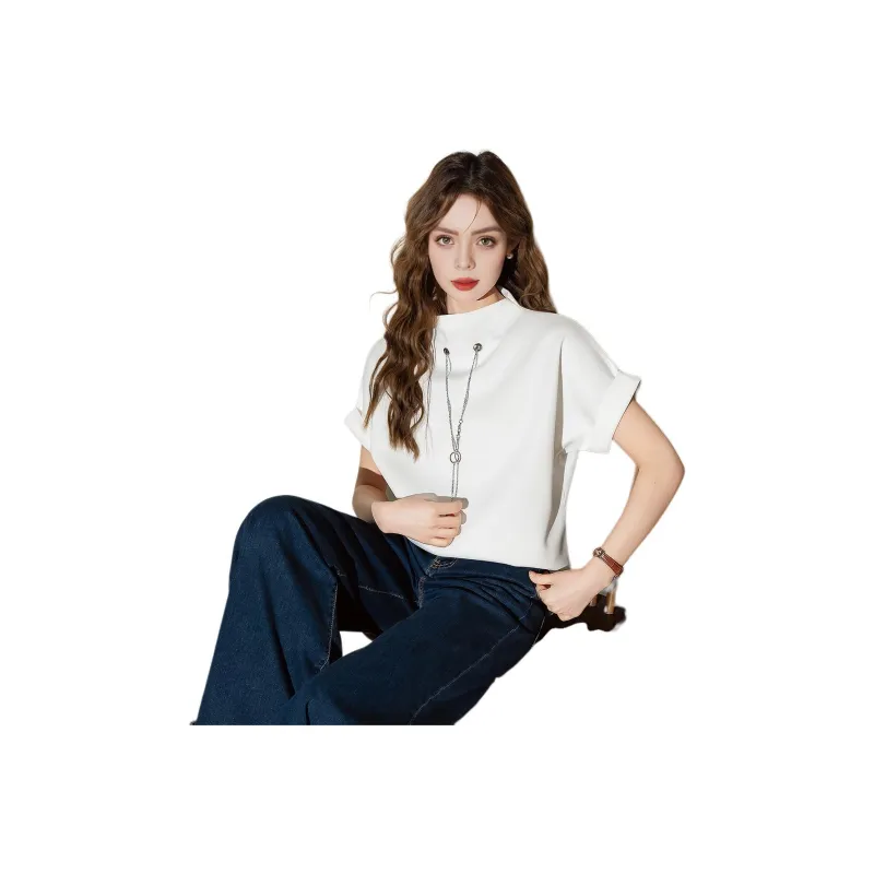 FAWENXIANGZI Regular T Shirt Women's-1