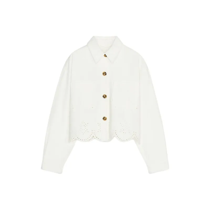 ZARA Jackets Women's White-0