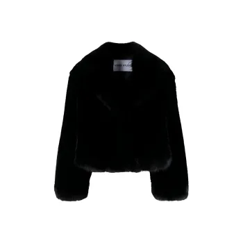 STAND STUDIO Samara Faux Fur Jacket