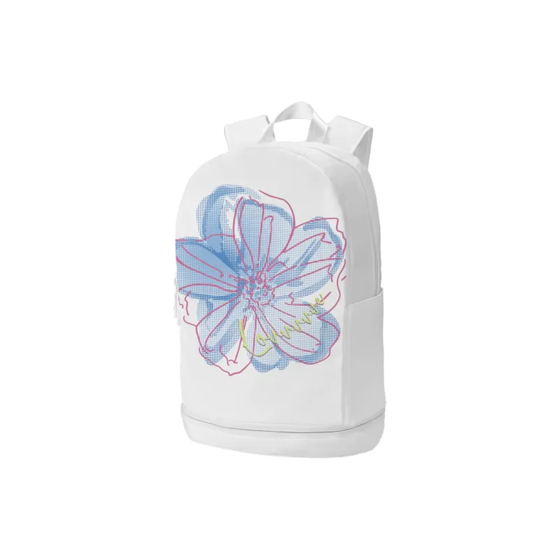 LOVVVVE Polyester Backpack Unisex White-9
