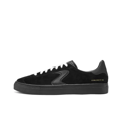 Skechers Arch Fit Anti Slip Wear Resistant Low Top Skateboard Shoes Men's Black