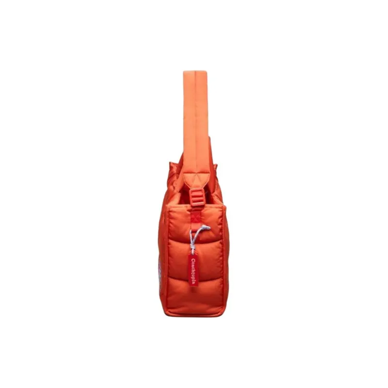 Coachtopia Recycled Polyester Tote Bag, Shopping Bag, Shoulder Bag, Handbag Tubas Unisex Orange-2