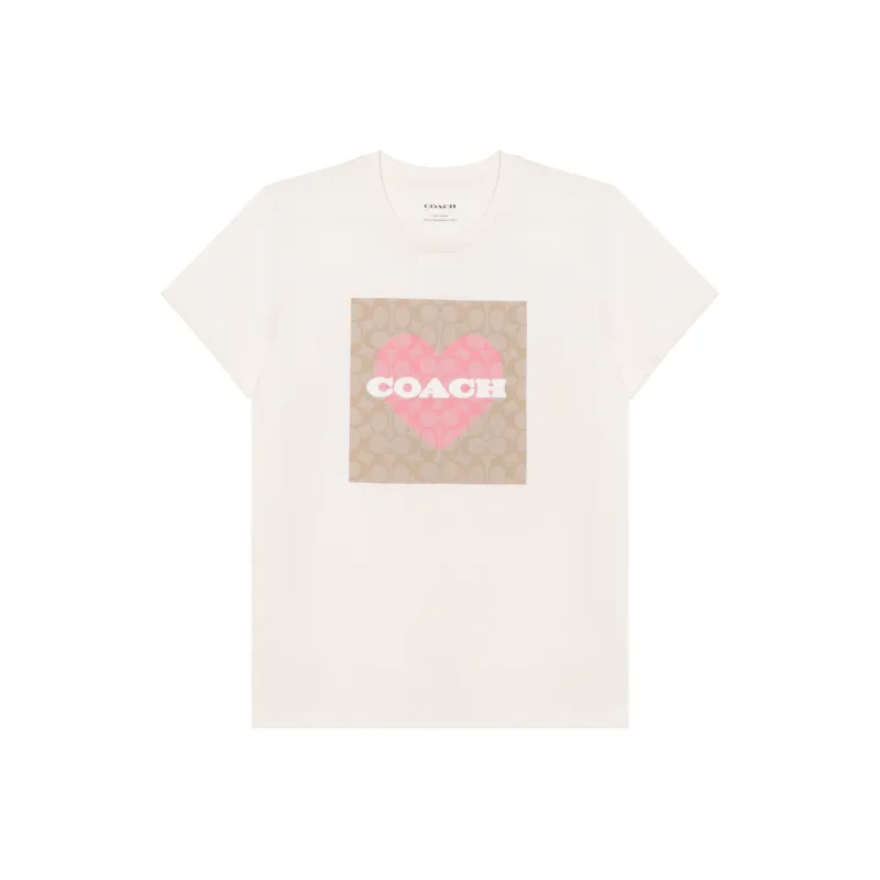COACH SS24 T Shirt Women's Cream-0