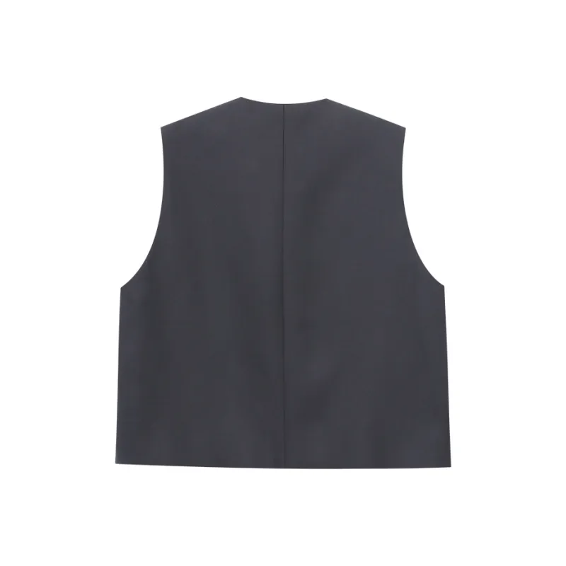 CHARM PICK Tank Tops Women's Gray-1