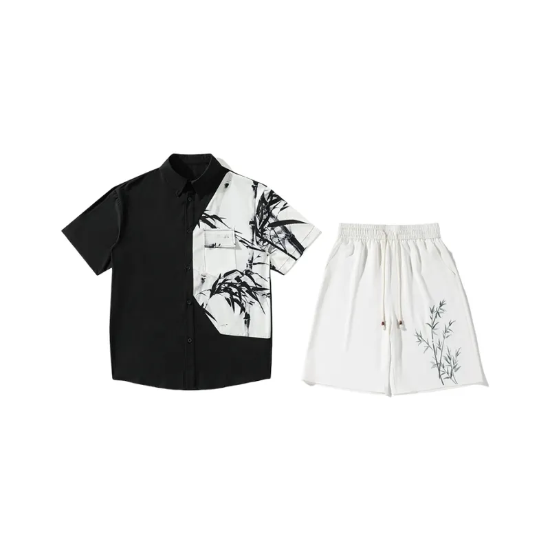 NEAR HERE Shirt Matching Set Unisex-35