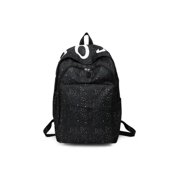 GEERDUN Oxford Backpack Unisex Black/White