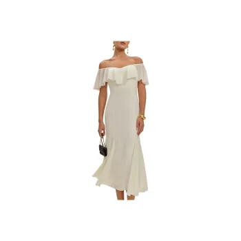 REFORMATION Charee Dress Short Sleeved Dress Women's