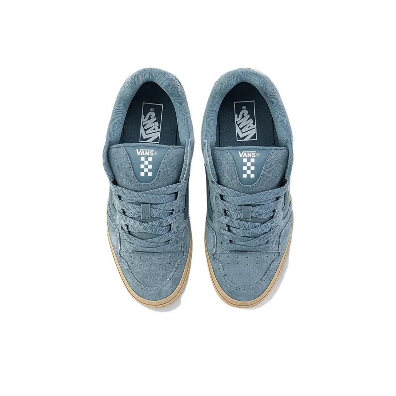 Vans Caldrone Anti Slip Wear Resistant Low Top Skateboard Shoes Men's Blue-2