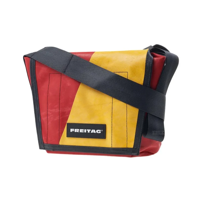FREITAG Lassie Design Crossbody Bag, Shoulder Bag Unisex Yellow & Red-1
