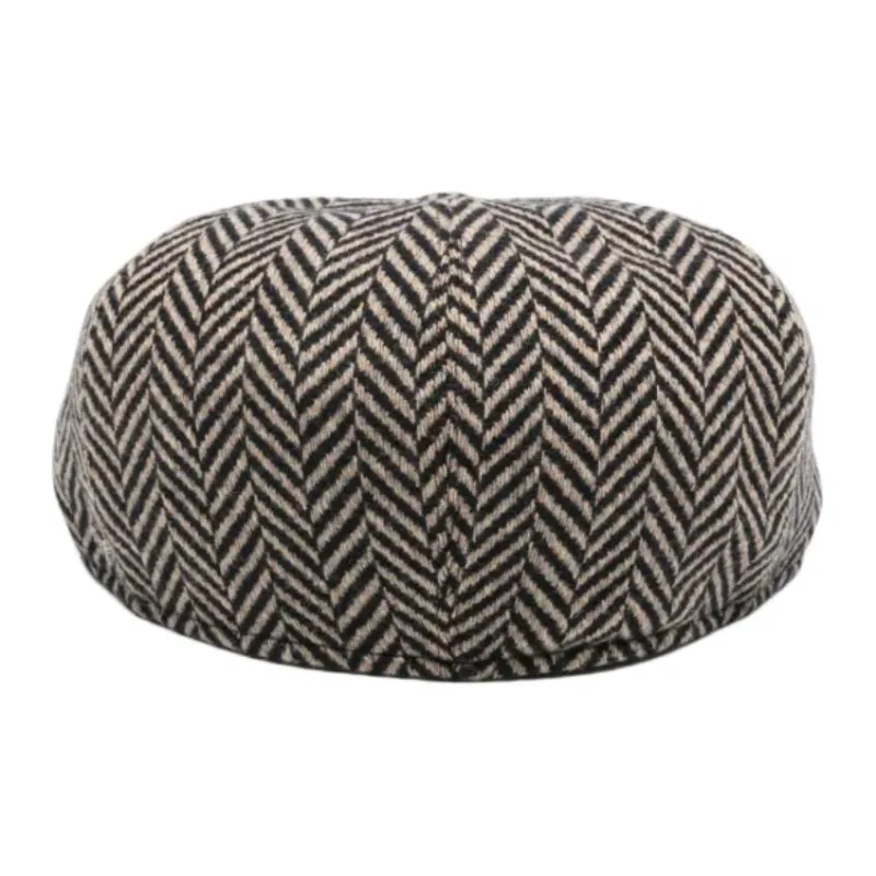 Tagliatore Virgin Wool, Silk, Cashmere Berets Men's Gray-1