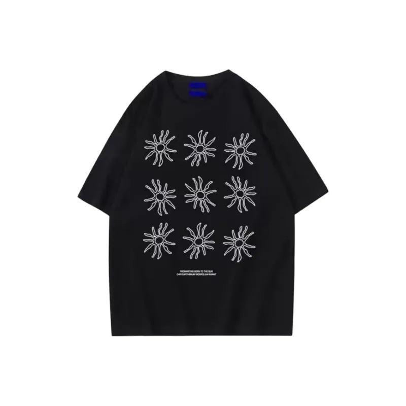 GOSNACE T Shirts Unisex Dark Night Black ♥-0