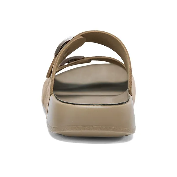 WARRIOR Slide Slippers Women's Khaki, Brown-6
