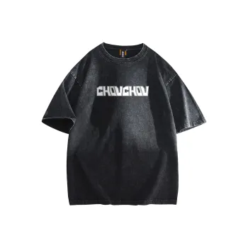 CHOUCHOUS Drop Shoulder Sleeve T Shirt Women's