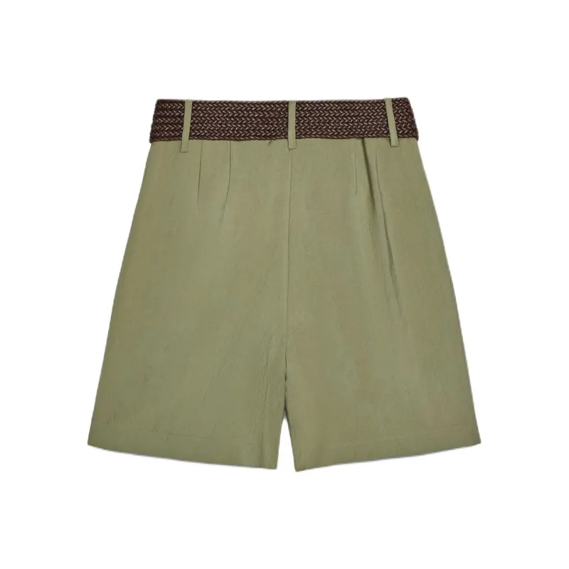 ZARA Casual Shorts Women's Khaki-1