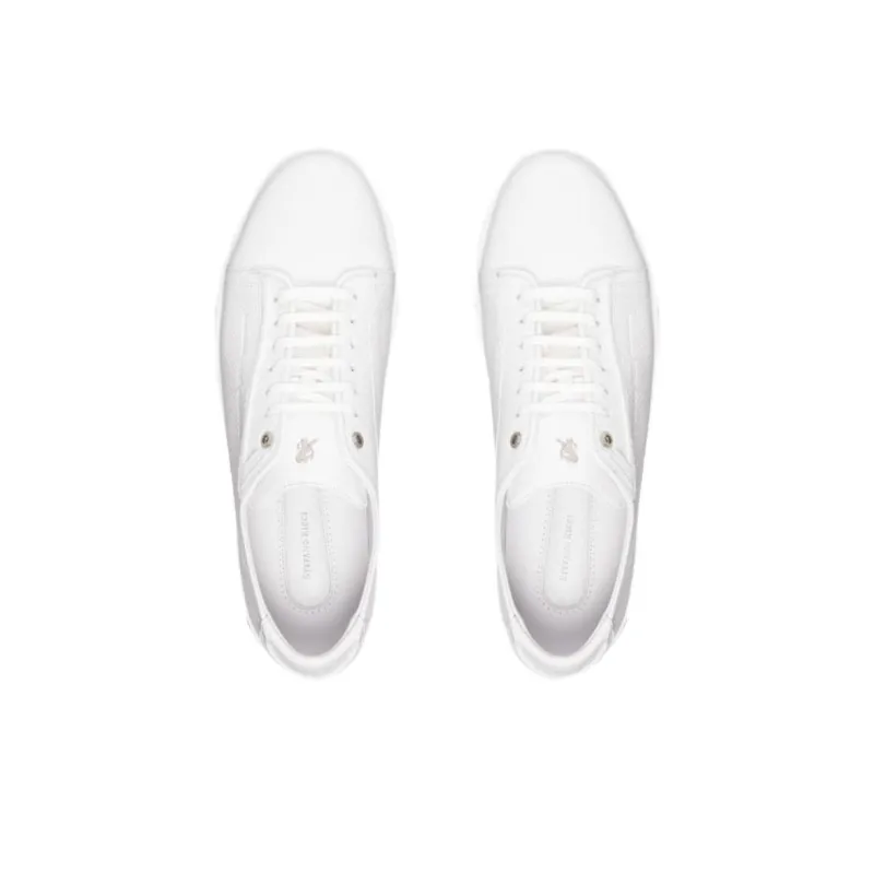 STEFANO RICCI Low Top Skateboard Shoes Men's White-3