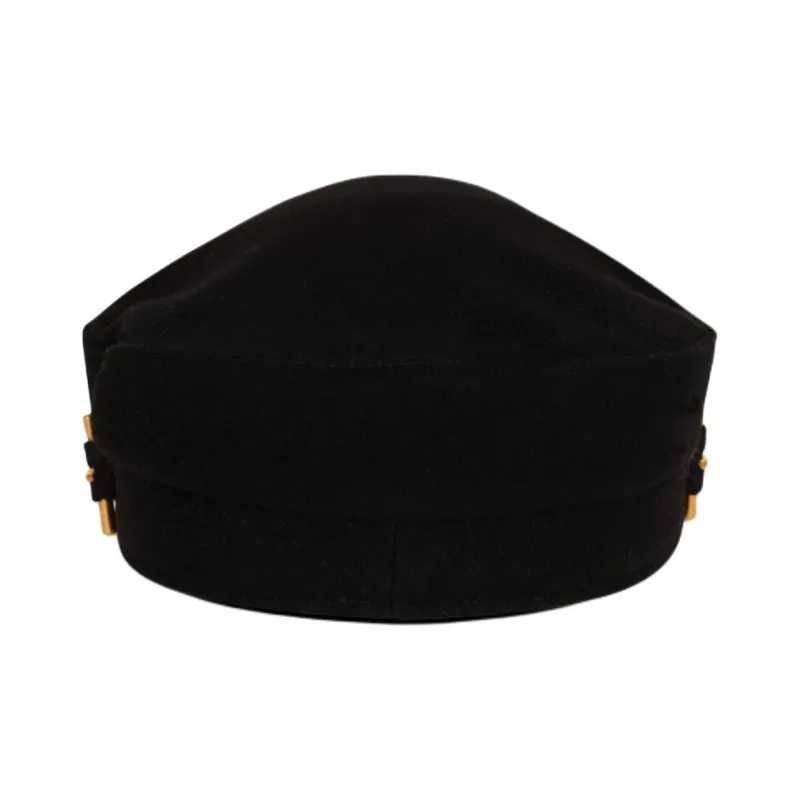BALMAIN Wool, Polyamide Baseball Caps Women's Black-3
