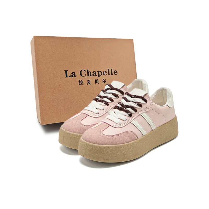 La Chapelle Low Top Casual Shoes Women's Pink-1