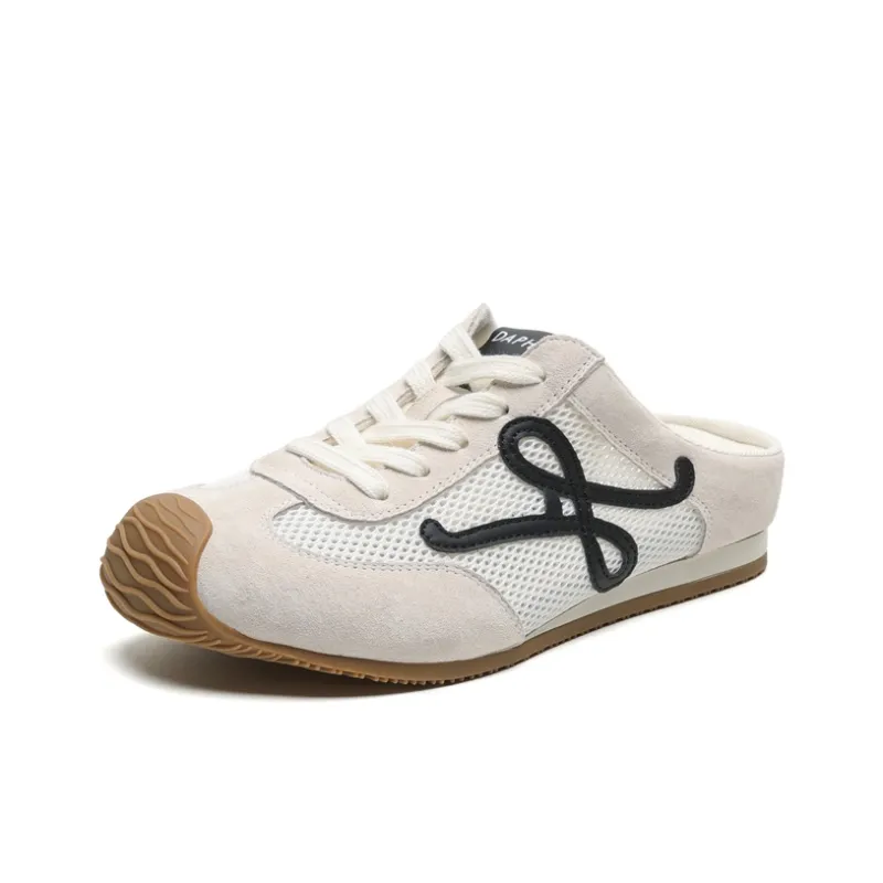 DAPHNE Rubber Sole Closed Toe Slippers Women's-18
