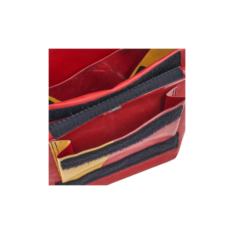 FREITAG Lassie Design Crossbody Bag, Shoulder Bag Unisex Yellow & Red-7