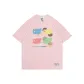 Pink Four-Hand Shown Short-Sleeved