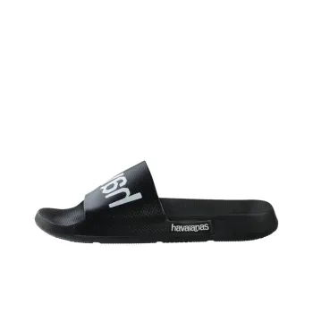 Havaianas Abrasion Resistant Slide Slippers Unisex Black