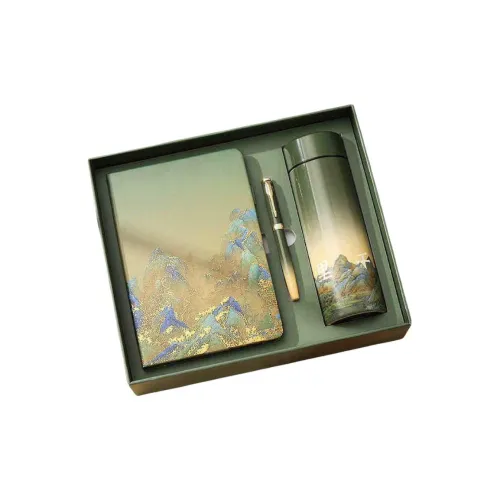 JIANYUJIAFANG Hero Pen Norman Jiangshan Traditional Chinese Style Laptop Gift Box Set Chinese Fashion Trend Water Cup