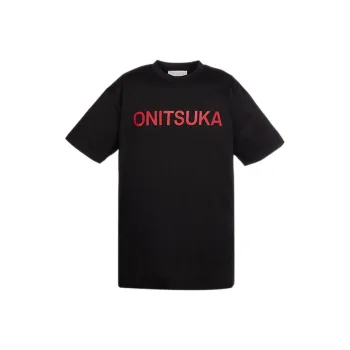 Onitsuka Tiger T Shirt Unisex Black