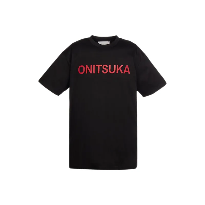 Onitsuka Tiger T Shirt Unisex Black-0