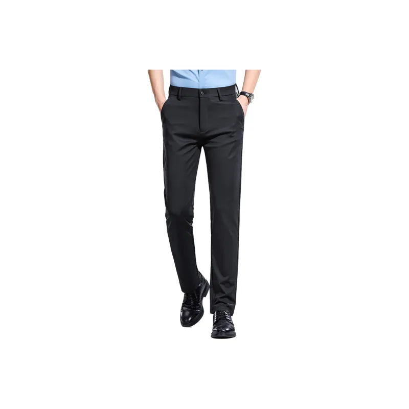 Red bean Suit Trousers Men-6