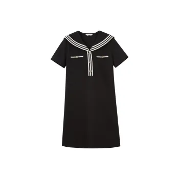 SHUIYUNJIAN Short Sleeved Dress Women's