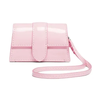 Jacquemus Calfskin Shoulder Bag Trumpets Women's Pink