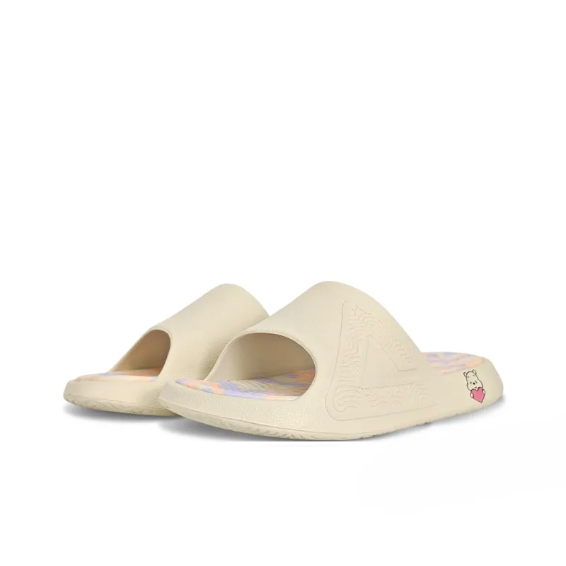 PEAK Tai Ji1.0 Slip Resistant, Odor Resistant, Antibacterial Slide Slippers Unisex Canvas White-2