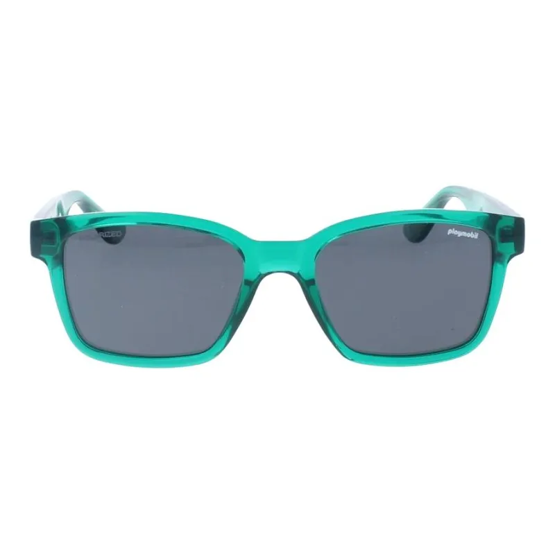 PLAYMOBIL Acetate Square Sunglasses Kids' Cyan-0
