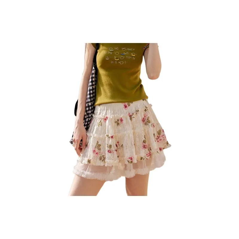 ELF SACK Casual Short Skirts Women's-0