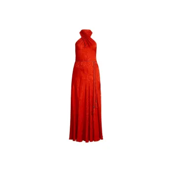 LAUREN RALPH LAUREN Slip Dress Women's Scarlet