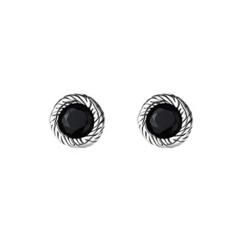 Happy Tide S925 Silver Stud Earrings Women's