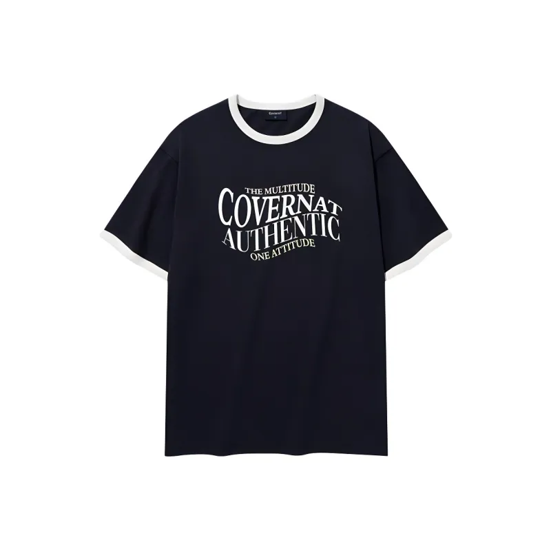 COVERNAT SS25 T Shirt Men's Dark Marine Blue-0