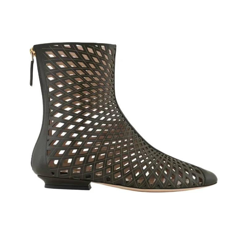 AMANI Ankle Boots 3.5cm Women's Brown-1