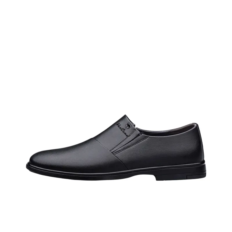 VanCamel Dress Shoes Men's Black-5