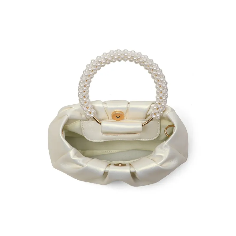 PT'SON Synthetic Leather Shoulder Bag, Crossbody Bag, Handbag Regular Women's Pearl White-6