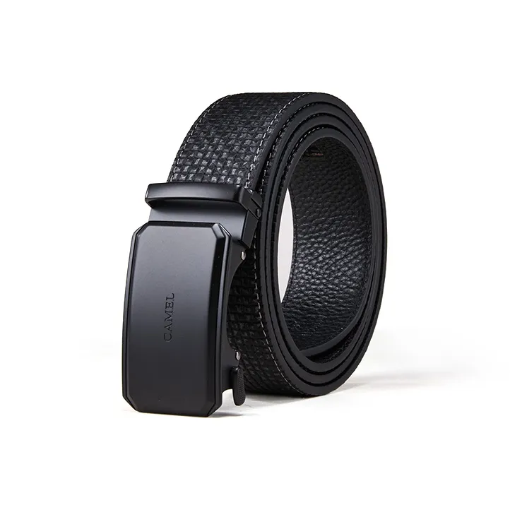 CAMEL Cow Leather Belts Men's Width 3.4cm-0