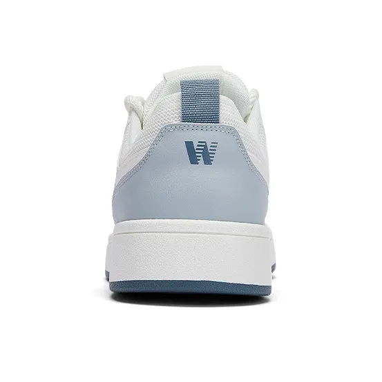 WARRIOR Skateboard Shoes Men Low Top White Black-2